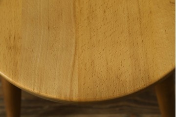 和製ヴィンテージ　秋田木工　ハンナチェア　すっきりとしたウィンザースタイルのダイニングチェア2脚セット　(R-090771)