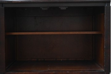 和製ヴィンテージ　北海道民芸家具　上品な佇まいのサイドキャビネット　(R-090788)