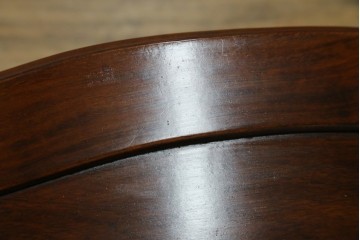 和製ヴィンテージ　螺鈿(ラデン)細工と象嵌が華やかなアームチェア　(R-090798)