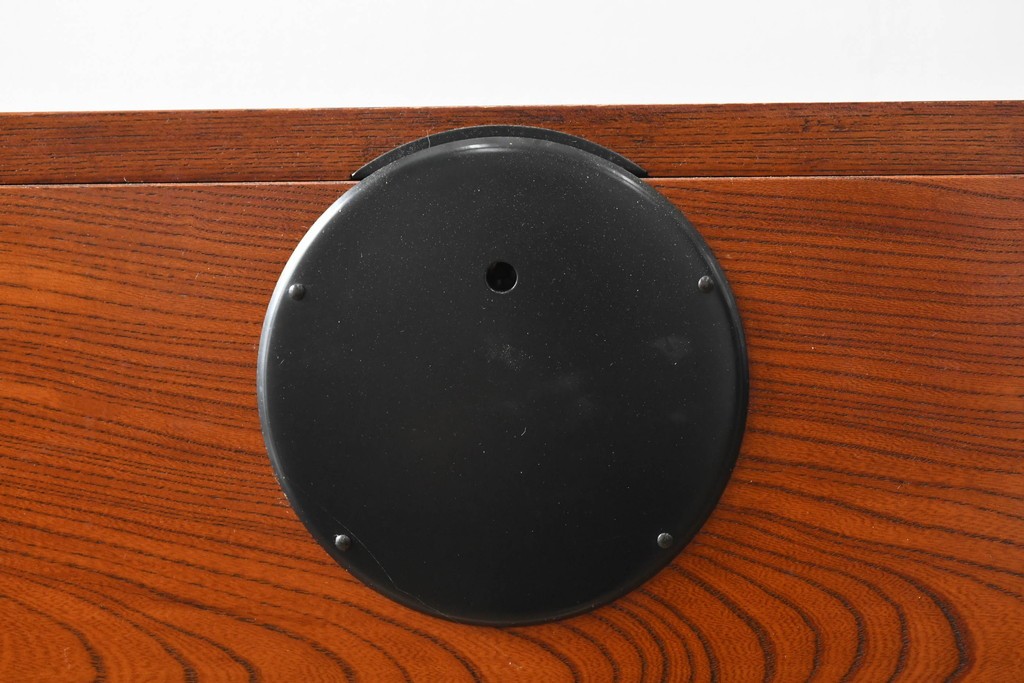 中古　美品　高級品　国産　職人手作り工芸家具　前面(欅材)　内部(桐材)　時代箪笥風チェスト　(R-090805)