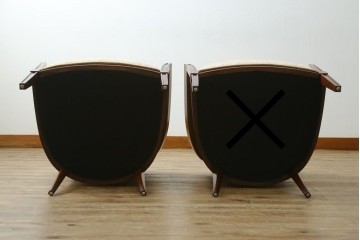 中古　DREXEL HERITAGE(ドレクセルヘリテイジ)　落ち着きのあるデザインが上品なラウンジチェア　定価約40万円　(R-090808)