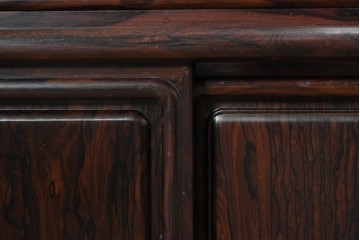 和製ヴィンテージ　美品　シャム柿材　濃淡豊かな木目が美しい茶箪笥　(R-090813)