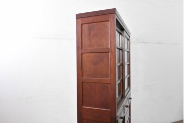 中古　美品　松本民芸家具　シンプルながら格調高い気品が漂うK-3型食器棚　定価約88万円　(R-090818)