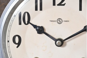 和製ヴィンテージ　昭和中期　精工舎(SEIKOSHA、セイコー)　玉状モールディングがクラシカルな振り子時計　(R-090826)