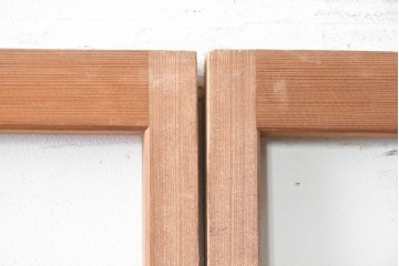 ヴィンテージ建具　昭和中期　涼やかな透け感を楽しめる夏戸4枚セット　(R-090833)
