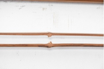 ヴィンテージ建具　昭和中期　涼やかな透け感を楽しめる夏戸4枚セット　(R-090833)