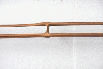ヴィンテージ建具　昭和中期　涼やかな透け感を楽しめる夏戸4枚セット　(R-090833)