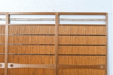 ヴィンテージ建具　昭和中期　涼やかな透け感を楽しめる夏戸4枚セット　(R-090833)