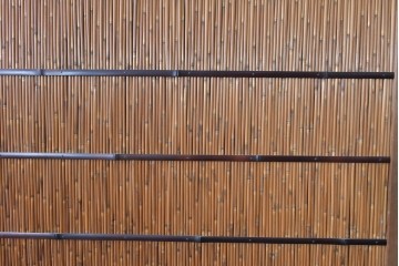 ヴィンテージ建具　昭和中期　涼やかな透け感を楽しめる夏戸4枚セット　(R-090833)