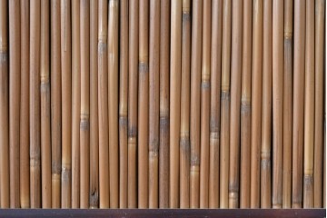 ヴィンテージ建具　昭和中期　涼やかな透け感を楽しめる夏戸4枚セット　(R-090833)