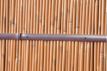 ヴィンテージ建具　昭和中期　涼やかな透け感を楽しめる夏戸2枚セット　(R-090834)