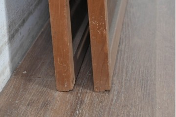 ヴィンテージ建具　昭和中期　素朴な風合いが魅力の夏戸2枚セット　(R-090835)