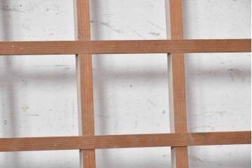 ヴィンテージ建具　昭和中期から昭和後期　細かな格子組みが美しいきつね格子パネル1枚　(R-090839)