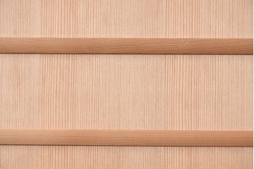 ヴィンテージ建具　昭和後期　均一に並んだ木目が美しい無双付き舞良戸1枚　(R-090840)