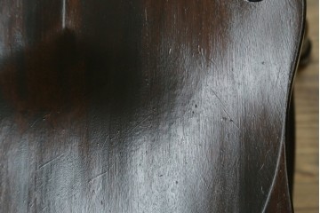 中古　松本民芸家具　背もたれの挽き物加工がお洒落な#49A型ワイコムチェア4脚セット　定価(4脚合計)約42万8千円　(R-090844)
