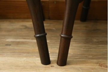 中古　松本民芸家具　背もたれの挽き物加工がお洒落な#49A型ワイコムチェア4脚セット　定価(4脚合計)約42万8千円　(R-090844)