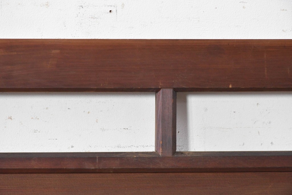 【簡易リペア限定品】　アンティーク建具　昭和初期　雲間を進む龍を透かし彫りで表した欄間2枚セット　(R-090845)