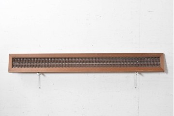 アンティーク建具　大正から昭和初期　規則正しい格子模様が印象的な欄間1枚　(R-090847)