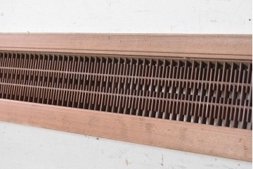 アンティーク建具　大正から昭和初期　規則正しい格子模様が印象的な欄間1枚　(R-090847)