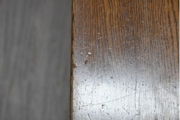 和製ヴィンテージ　昭和後期　ナラ無垢材　木のぬくもりを感じる素朴な座卓　(R-090858)