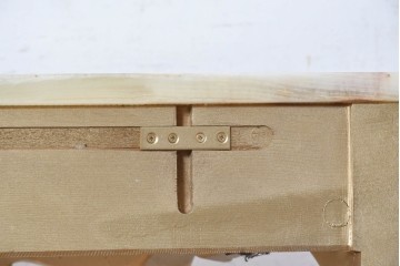 中古　美品　SILIK(シリック)　ロココ調　金彩装飾が華やかなコンソールテーブル　(R-090859)