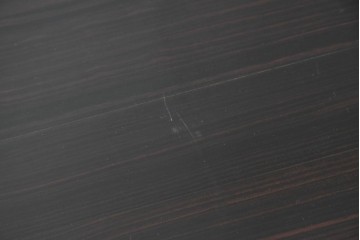 和製ヴィンテージ　美品　縞黒檀　松竹梅や山水図の彫刻が美しい六尺茶棚　(R-090861)