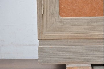 中古　一級技能士 中村和一作　桐材　まるでワードローブのようなモダンな帯箪笥　(R-090869)