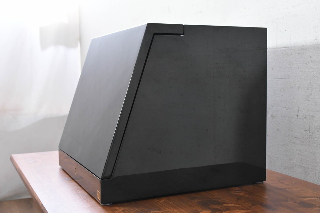 中古　美品　キットファニチュア(KIT FURNITURE)　北谷家具　艶やかな黒色が上品なジュエリーボックス　(R-090877)