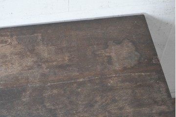 【簡易リペア限定品】　和製アンティーク　昭和初期　ナラ材　9杯の引き出しを備えた重厚な両袖机　(R-090881)