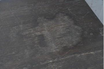 【簡易リペア限定品】　和製アンティーク　昭和初期　ナラ材　9杯の引き出しを備えた重厚な両袖机　(R-090881)