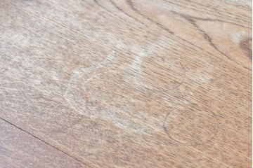 中古　Oak Village(オークヴィレッジ)　オーク材　豊かな木目と端正な木組みが魅力のダイニングテーブル　(R-090882)