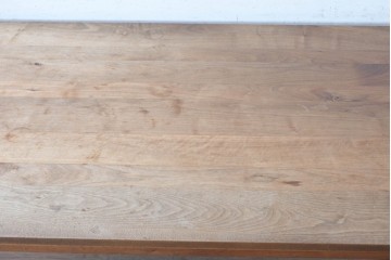 中古　広松木工　FREX(フレックス)　ウォールナット材　シンプルなウッドダイニングテーブル　定価約32万円　(R-090883)
