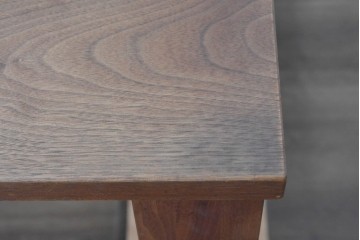 中古　広松木工　FREX(フレックス)　ウォールナット材　シンプルなウッドダイニングテーブル　定価約32万円　(R-090883)
