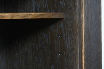 中古　美品　飛騨産業　JAPAN PROVINCIAL(ジャパンプロヴィンシャル)　格子戸の意匠が趣深い帳場箪笥　定価約95万円　(R-090886)