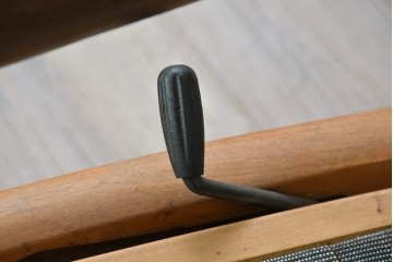 【簡易リペア限定品】　北欧ヴィンテージ　ノルウェー　LIED MOBLER(リードボブラー)　ハイバックと回転式の脚部を備えたリクライニングチェア　※革にダメージ有り　(R-090888)