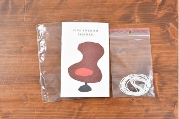 【簡易リペア限定品】　北欧ヴィンテージ　ノルウェー　LIED MOBLER(リードボブラー)　ハイバックと回転式の脚部を備えたリクライニングチェア　※革にダメージ有り　(R-090888)