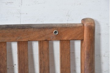 北欧ヴィンテージ　ノルウェー　LiedMobler(リードモブラー)　本革　チーク材　温かみのある色合いの3人掛けソファ　(R-090890)