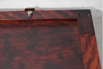 《天板取り付け加工費込み》　中古　北の匠　山室家具製作所　カバ材　深みのある色合いと豊かな木目が魅力のサイドボード　(R-090893)