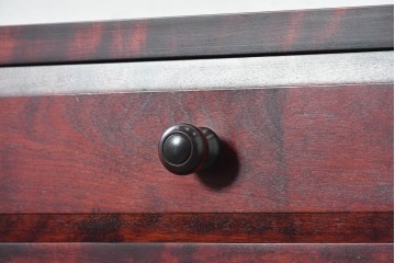 《天板取り付け加工費込み》　中古　北の匠　山室家具製作所　カバ材　深みのある色合いと豊かな木目が魅力のサイドボード　(R-090893)