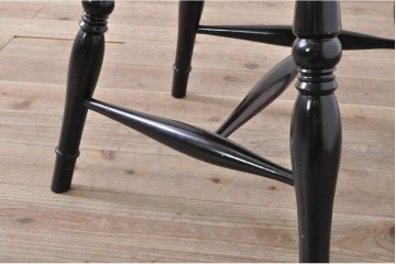 【簡易リペア限定品】　和製ヴィンテージ　昭和中期　松本民芸家具　#49A型ワイコムチェア　落ち着いた色味と滑らかな質感が美しいダイニングチェア　定価約10万5千円　(R-090899)