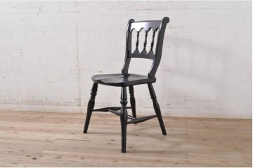 【簡易リペア限定品】　和製ヴィンテージ　昭和中期　松本民芸家具　#49A型ワイコムチェア　落ち着いた色味と滑らかな質感が美しいダイニングチェア2脚セット　定価(2脚合計)約21万円　(R-090900)