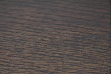 イギリスアンティーク　1920年頃　希少デザイン　オーク材　端正な佇まいの折りたたみ式サービングスタンド　(R-090907)