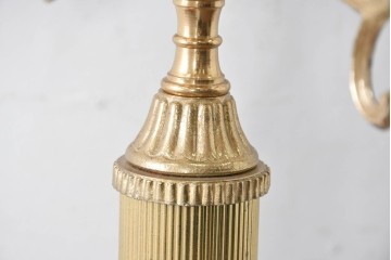 中古　イタリア製　真鍮(しんちゅう)　組み立て式のゴージャスなコートハンガー　定価約5万円　(R-090908)