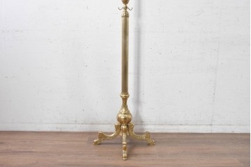 中古　イタリア製　真鍮(しんちゅう)　組み立て式のゴージャスなコートハンガー　定価約5万円　(R-090908)
