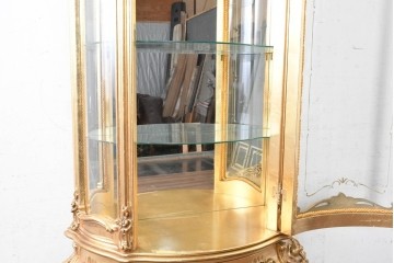 中古　美品　SILIK(シリック)　優美な装飾が華やかなロココ調キュリオケース　定価約220万円　(R-090909)