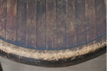 ヨーロッパアンティーク　1920年頃　曲線的なフォルムが魅力のベントウッドアームチェア　(R-090914)