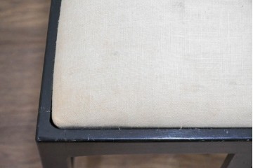 スペインヴィンテージ　希少!　正規復刻品　Charles Rennie Mackintosh(チャールズ・レニー・マッキントッシュ)デザイン　1904.17　シリアルNo.204　B.D&EIX製造　直線的な意匠が目を惹くハイチェア　(R-090917)