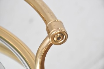 中古　イタリア製　Corti Cantu(コルティ・カントゥ)　IONICA(イオニカ)　675　華やかな真鍮製トローリーワゴン　(R-090928)