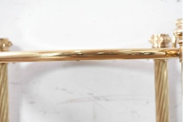 中古　イタリア製　Corti Cantu(コルティ・カントゥ)　IONICA(イオニカ)　675　華やかな真鍮製トローリーワゴン　(R-090928)