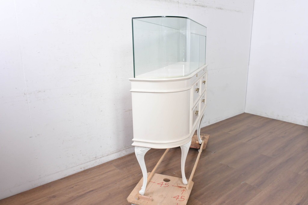 中古　特注品　優美なジュエリーショーケース　(R-090930)